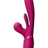 VIVE Kura – ויברטור יוקרתי עם שלושה מנועים: thrusting, יניקה וליקוק בעיצוב סגול