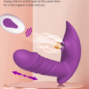 ויברטור יונק ודופק את נקודת ה-G – thrusting, יניקת דגדגן, עיצוב נלבש